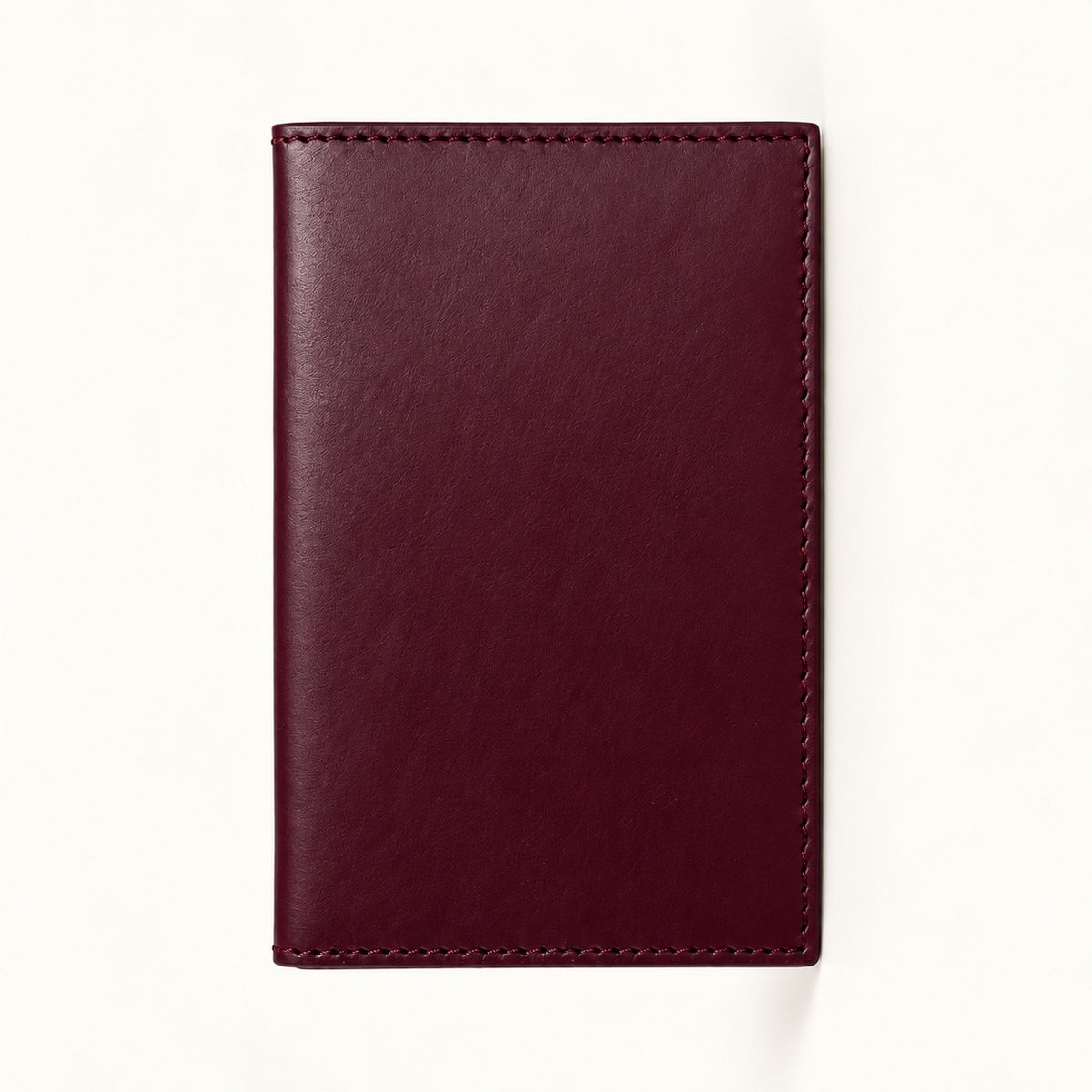 burdungy leather cardholder by Sirius Society – front view